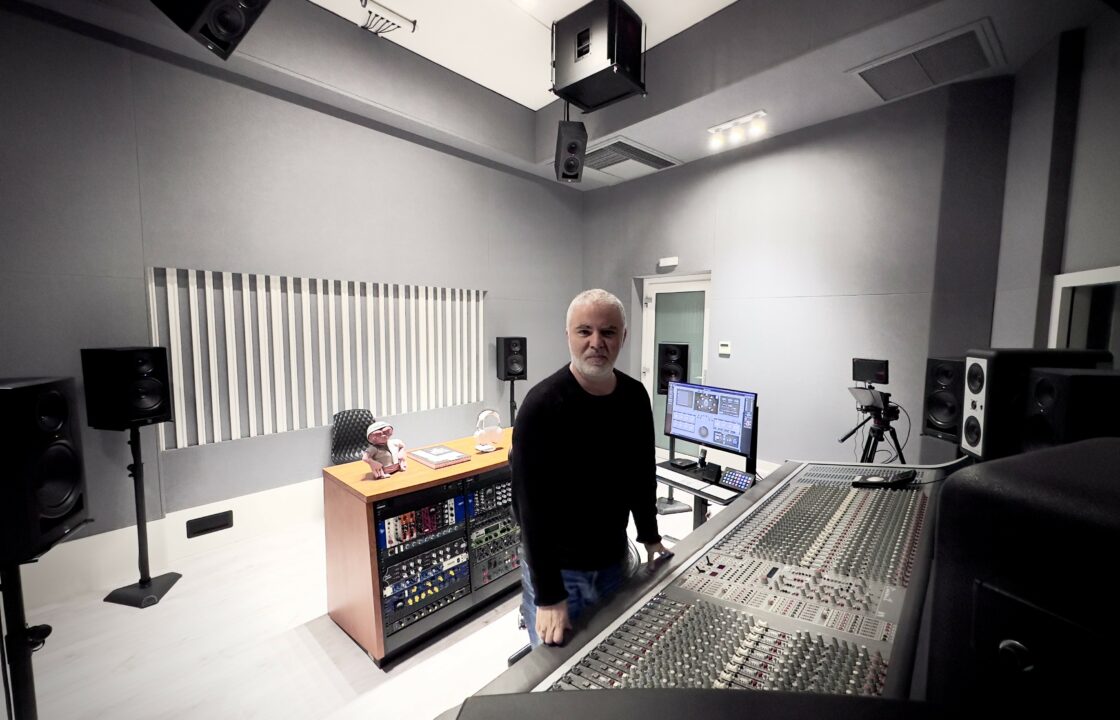 Pat Mavromatis Atmos Mix Engineer at The Living Room Studios 9.1.4 Control Room